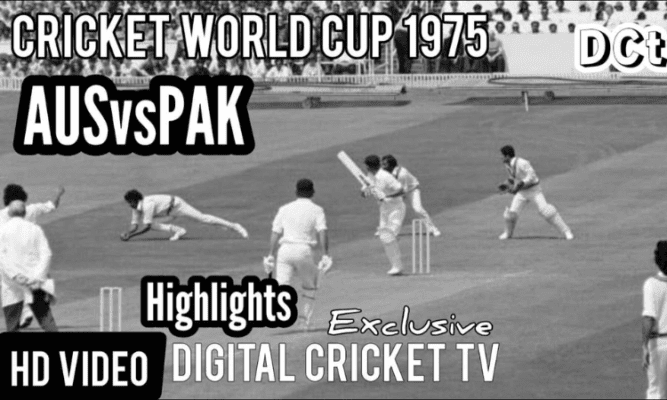 Pakistan Vs Australia 4th Match June 7, 1975